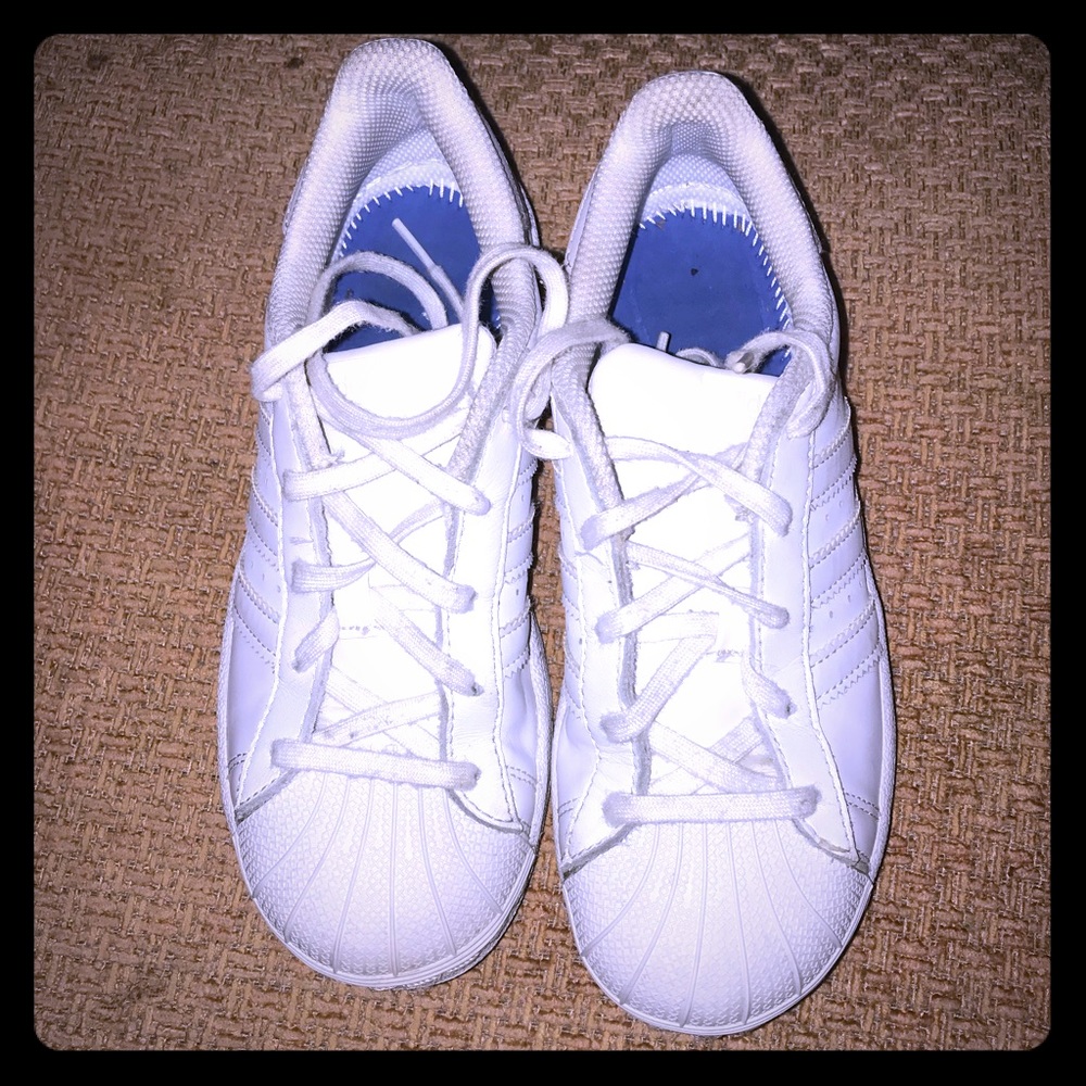 White Adidas Great Condition